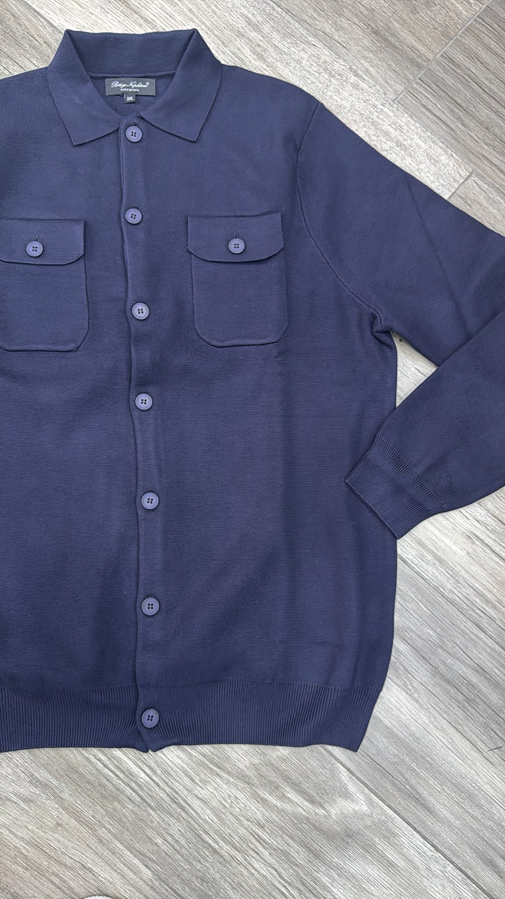 CARDIGAN POLO BOTTONI BOTTEGA-BLU