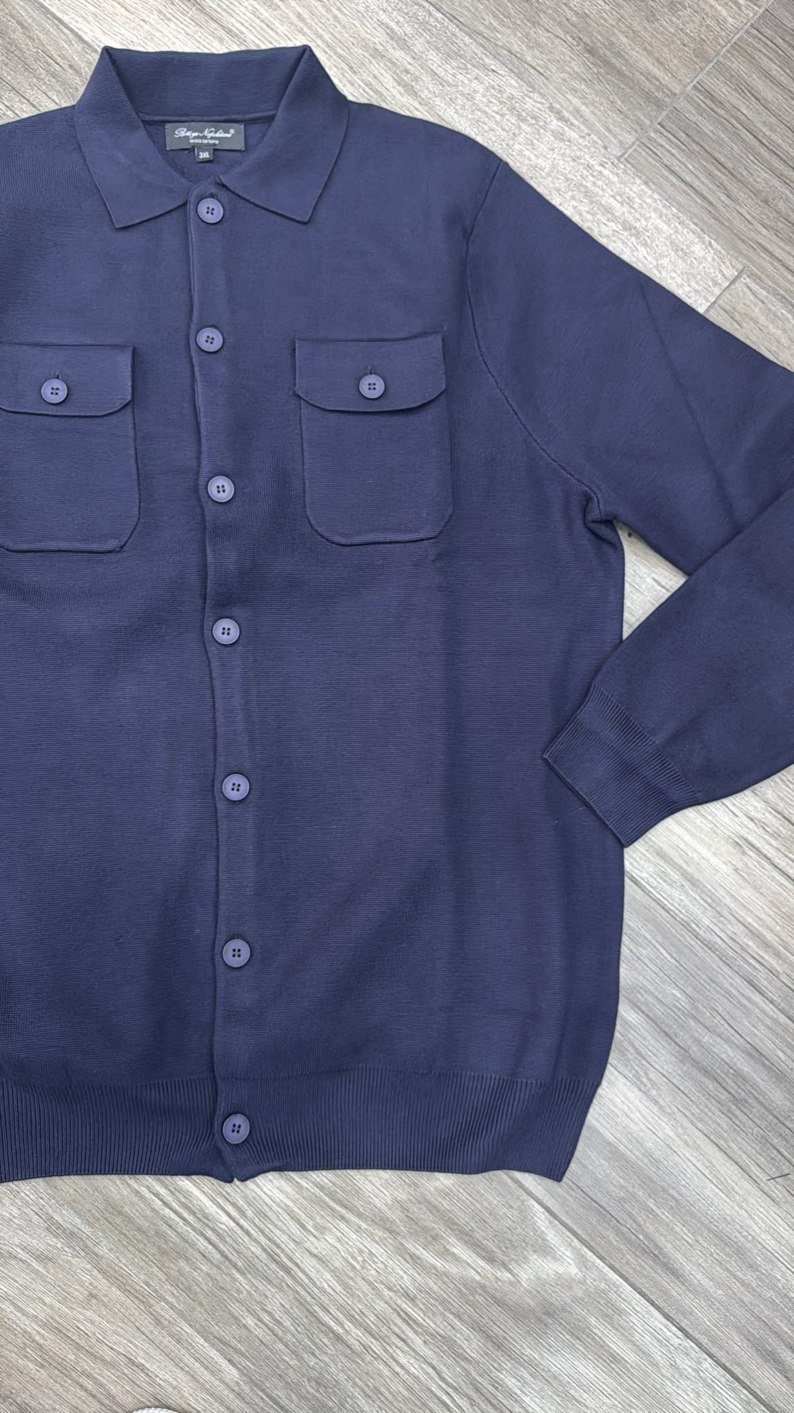 CARDIGAN POLO BOTTONI BOTTEGA-BLU