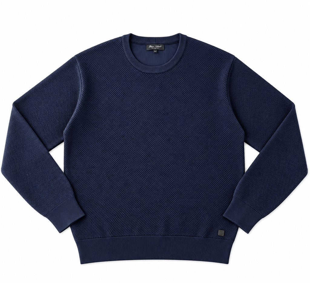 MAGLIONCINO MICROPUNTINI BOTTEGA-BLU