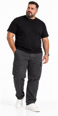 PANTALACCIO CARGO GABARDINA-VERDE MILITARE